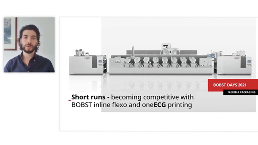 BOBST DAYS: Short runs becoming competitive with BOBST inline flexo and oneECG printing