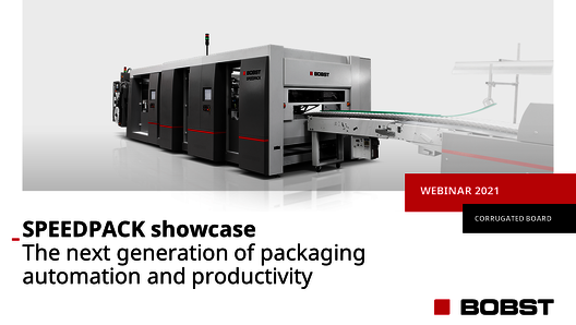 SPEEDPACK showcase digital event